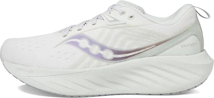 Saucony Triumph 22 Women's Running Shoes White/Foam : 9 B - Medium, Rubber - Image 5
