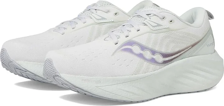 Saucony Triumph 22 Women's Running Shoes White/Foam : 9 B - Medium, Rubber