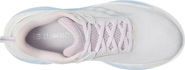Saucony Triumph 22 Women's Running Shoes White/Ice Melt : 5.5 B - Medium, Rubber - Image 2