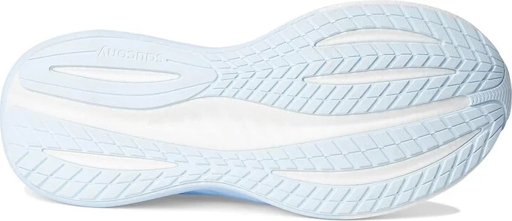 Saucony Triumph 22 Women's Running Shoes White/Ice Melt : 5.5 B - Medium, Rubber - Image 3