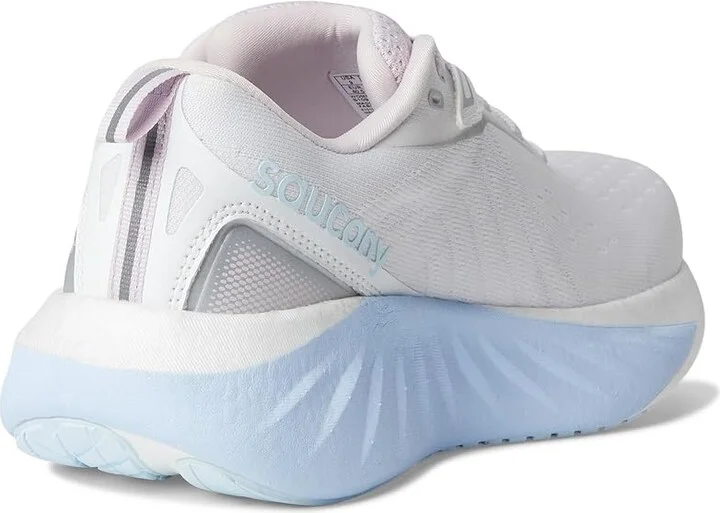 Saucony Triumph 22 Women's Running Shoes White/Ice Melt : 5.5 B - Medium, Rubber - Image 4