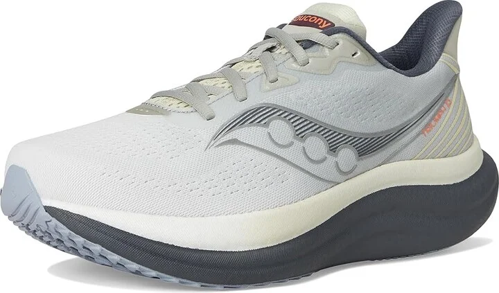 Saucony Triumph 23 Men's Running Shoes Grey/Shadow : 13 EE - Wide, Textile - Image 5