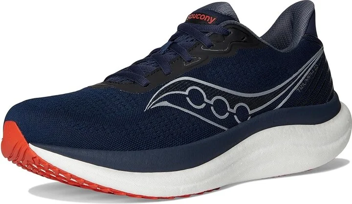 Saucony Triumph 23 Men's Running Shoes Navy/Red : 11 D - Medium, Textile - Image 5