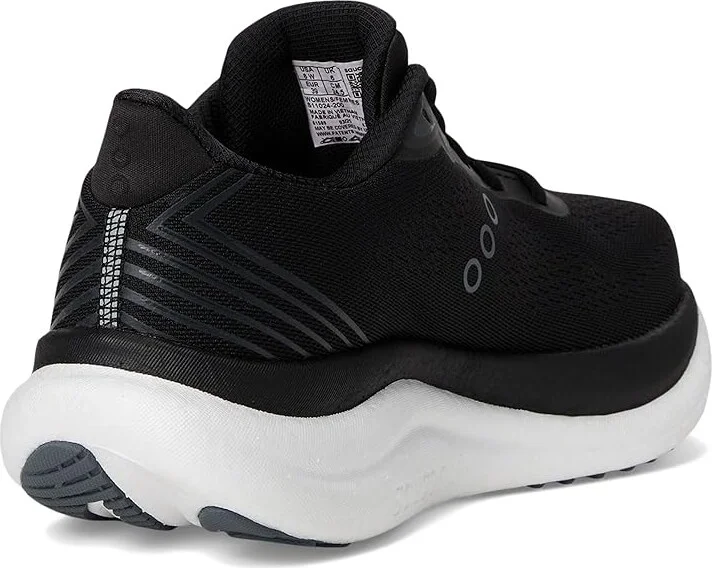 Saucony Triumph 23 Women's Running Shoes Black/White : 11 D - Wide, Textile - Image 4