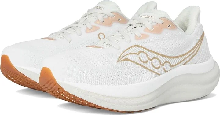 Saucony Triumph 23 Women's Running Shoes White/Artic : 10 B - Medium, Textile
