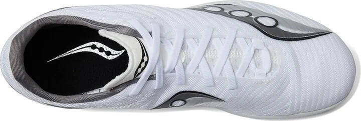 Saucony Velocity MP Men's Shoes White/Silver : 11.5 D - Medium, Textile - Image 2