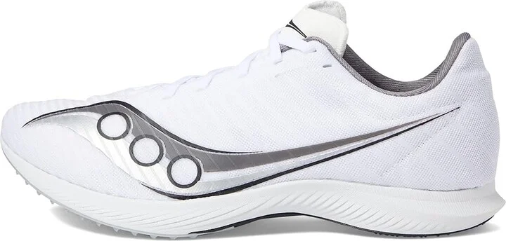 Saucony Velocity MP Men's Shoes White/Silver : 11.5 D - Medium, Textile - Image 6