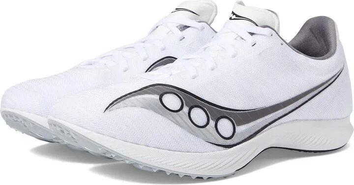 Saucony Velocity MP Men's Shoes White/Silver : 11.5 D - Medium, Textile