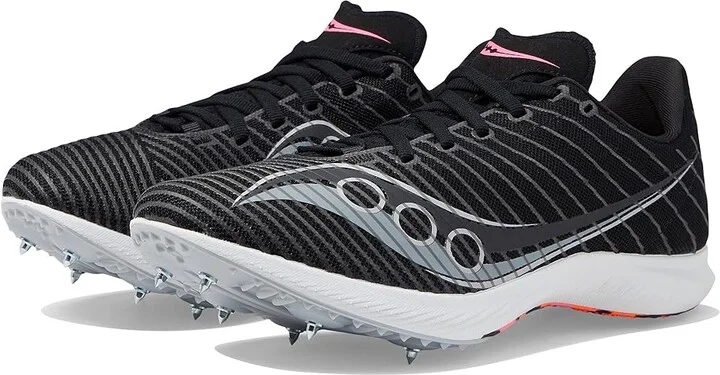 Saucony Velocity MP Women's Shoes Black/Vizi : 5 B - Medium, Textile