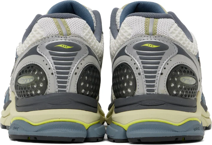 Saucony White & Blue Progrid Triumph 4 Sneakers - Image 2