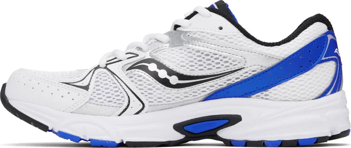Saucony White & Blue Ride Millennium Sneakers - Image 3