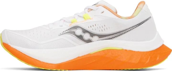 Saucony White Endorphin Speed 4 Sneakers - Image 3