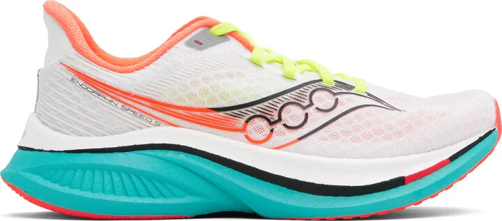 Saucony White Endorphin Speed 5 Sneakers