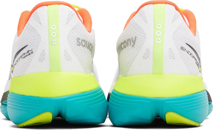 Saucony White Endorphin Trainer Sneakers - Image 2