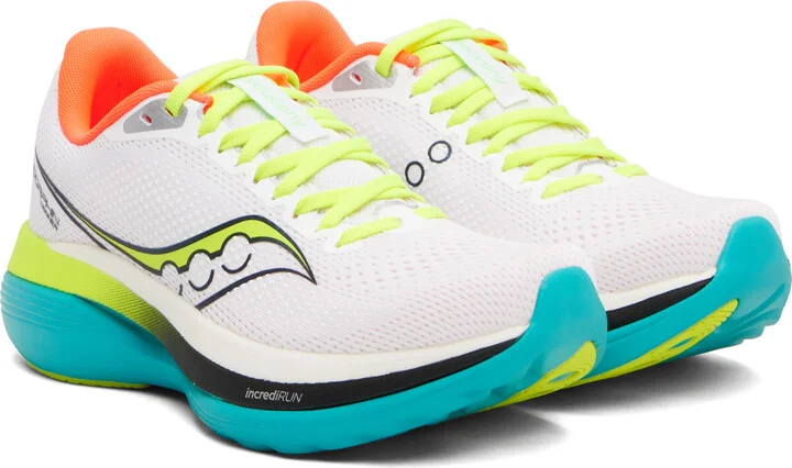 Saucony White Endorphin Trainer Sneakers - Image 4