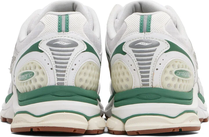 Saucony White & Green ProGrid Triumph 4 Sneakers - Image 2