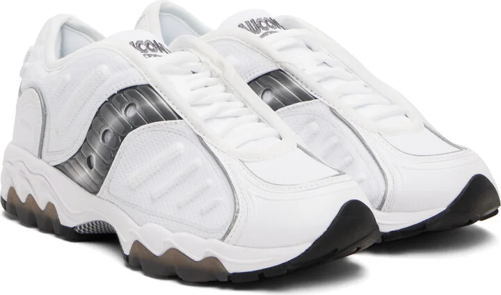 Saucony White Matrix Sneakers - Image 4