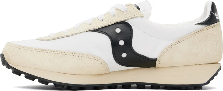 Saucony White & Off-White Trainer 80 Sneakers - Image 3