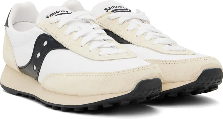 Saucony White & Off-White Trainer 80 Sneakers - Image 4