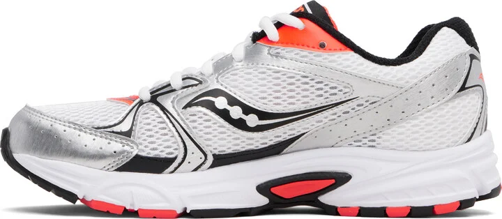 Saucony White & Silver Ride Millennium Sneakers - Image 3
