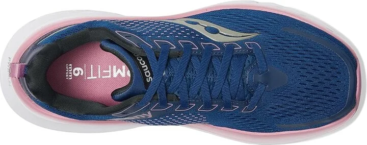 Saucony Women's Guide 17 Women's Shoes Navy/Orchid 1 : 5 B - Medium, Synthetic/Textile - Image 2