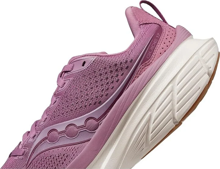 Saucony Women's Guide 17 Women's Shoes Viola/Gum : 5.5 B - Medium, Synthetic/Textile - Image 4