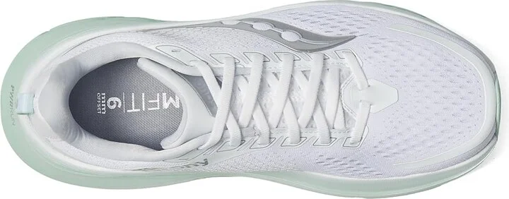 Saucony Women's Guide 17 Women's Shoes White/Jade : 5 B - Medium, Synthetic/Textile - Image 2