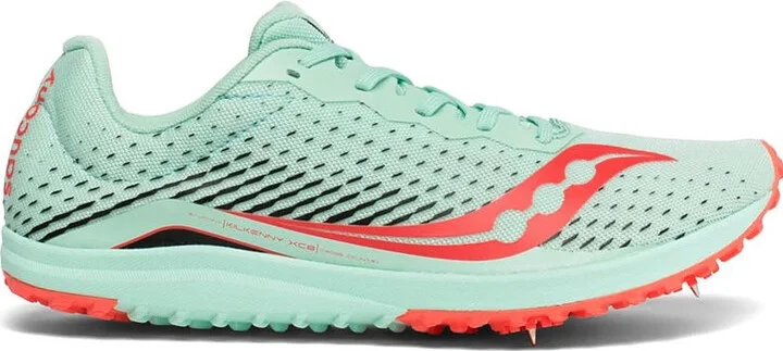 Saucony Women's Kilkenny XC 8 Spike - Mint/ViZi Coral