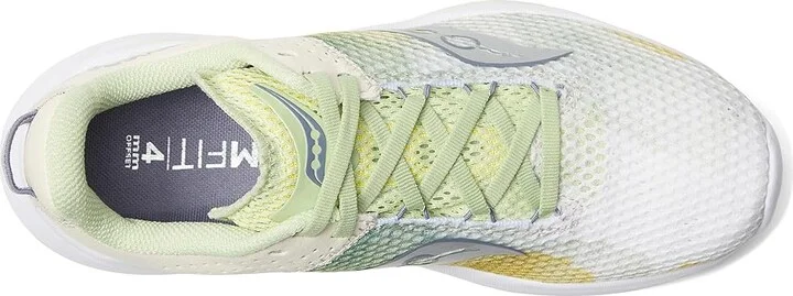 Saucony Women's Kinvara 14 Women's Shoes White/Fern : 5 B - Medium - Image 2