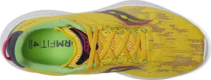 Saucony Women's Kinvara 14 Women's Shoes Yellow : 5 B - Medium, Textile - Image 2