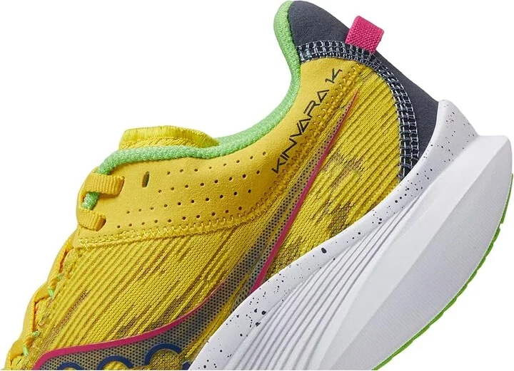 Saucony Women's Kinvara 14 Women's Shoes Yellow : 5 B - Medium, Textile - Image 4