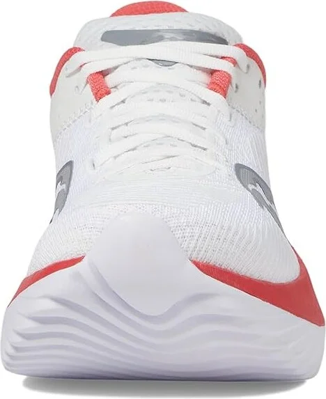 Saucony Women's Kinvara Pro Women's Shoes White/Cayenne : 12 B - Medium, Suede/Textile - Image 3