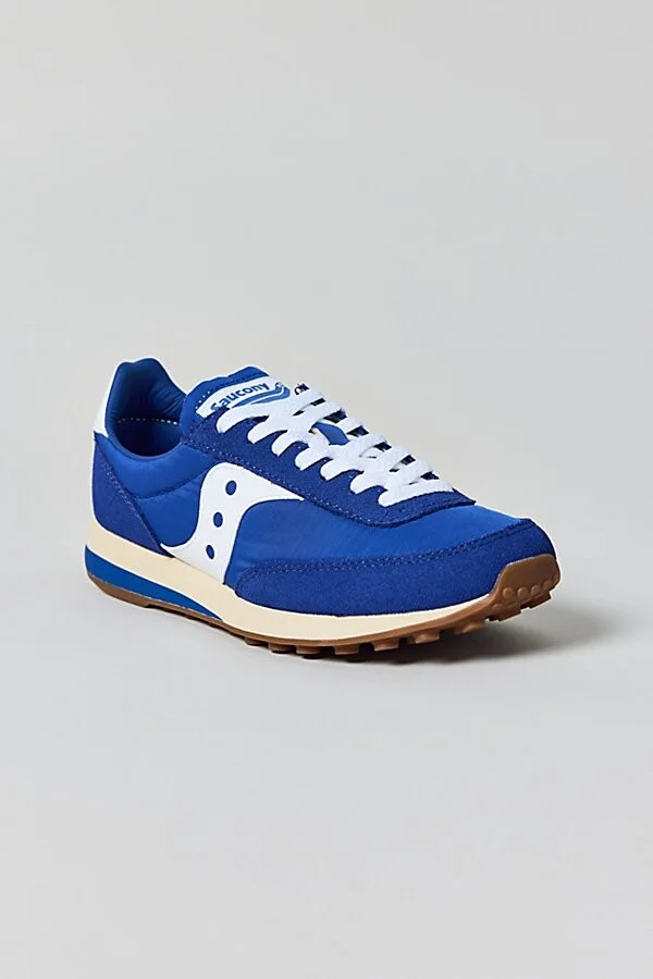 Saucony Women's Trainer 80 Sneaker in Royal/White/White - Image 4