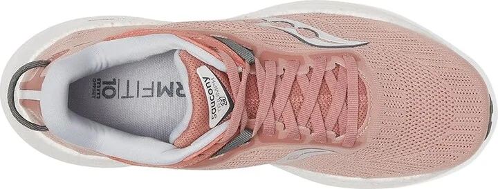 Saucony Women's Triumph 21 Women's Shoes Lotus/Bough 1 : 5 B - Medium, Synthetic/Textile - Image 2