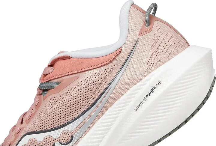 Saucony Women's Triumph 21 Women's Shoes Lotus/Bough 1 : 5 B - Medium, Synthetic/Textile - Image 4