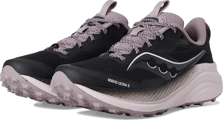 Saucony Xodus Ultra 3 Women's Running Shoes Black/Quail : 9 B - Medium, Rubber