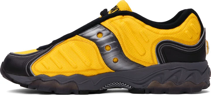 Saucony Yellow & Black Matrix Sneakers - Image 3