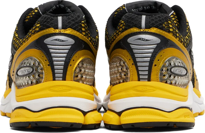 Saucony Yellow & Black ProGrid Triumph 4 Sneakers - Image 2