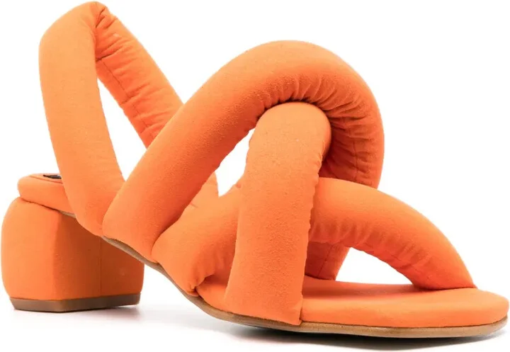 Sausage 60mm crossover-strap sandals - Image 2