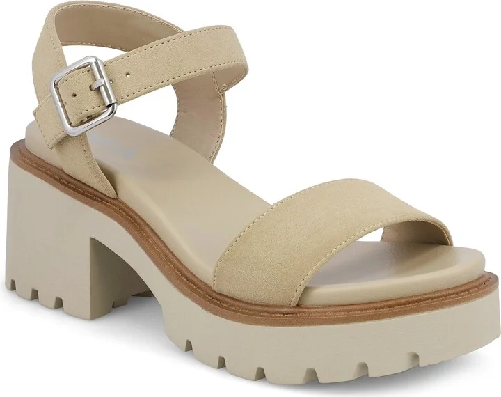 Savy Ankle Strap Platform Sandal