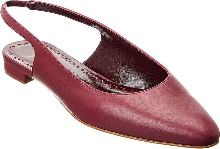 Sawra Leather Slingback Flat