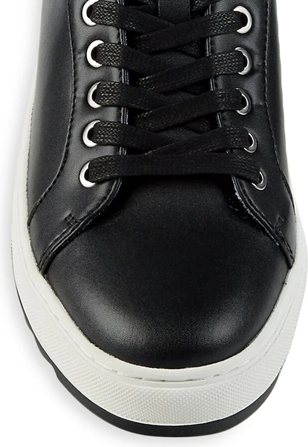 Sawtooth Leather Sneakers - Image 5