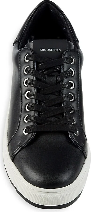 Sawtooth Leather Sneakers - Image 6