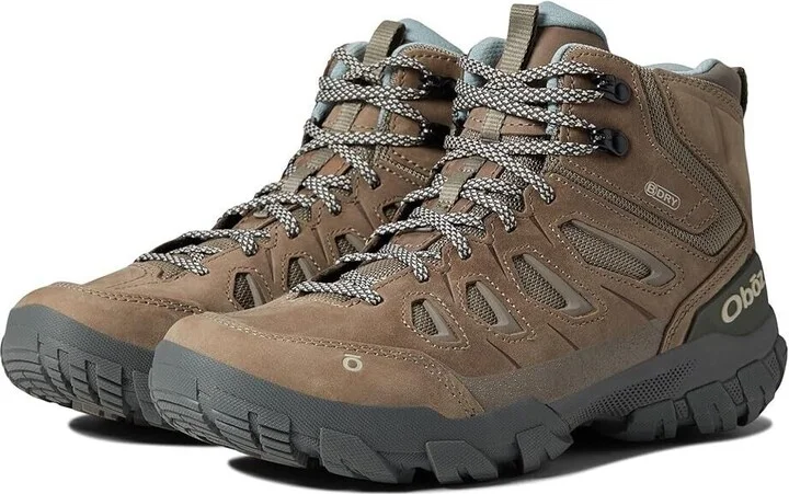 Sawtooth X Mid Women's US 10 Rock Leather Waterproof Hiking Boots RHS1411