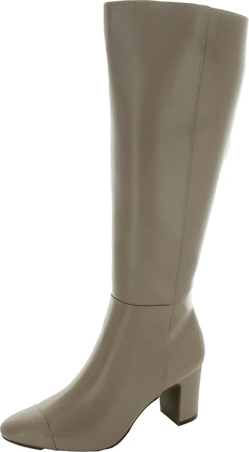 Sawyer Womens Faux Leather Knee-High Boots