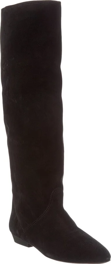 Sayla Suede Knee-High Boot
