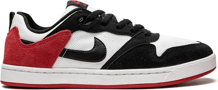SB Alleyoop "White/Black/University Red" sneakers
