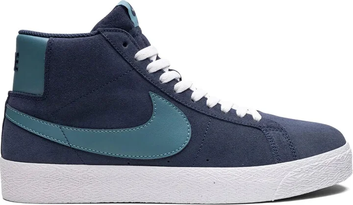 SB Blazer Mid "Navy Aqua" sneakers