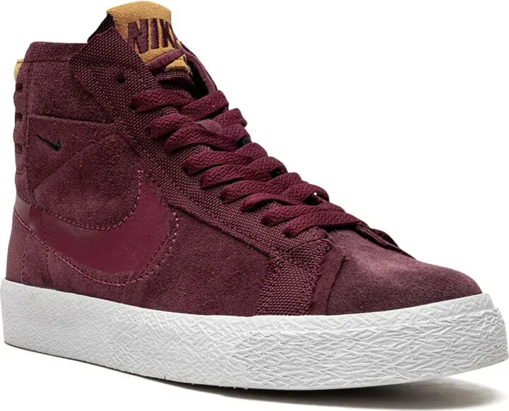 SB Blazer Mid "Night Maroon" sneakers - Image 2