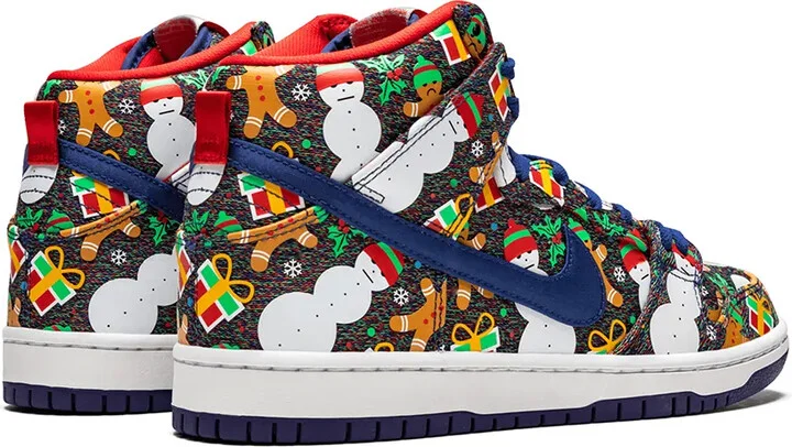 SB Dunk High TRD QS "Ugly Christmas Sweater" sneakers - Image 3